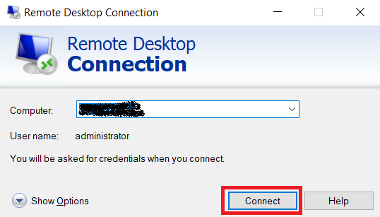 remote Desktop Connection