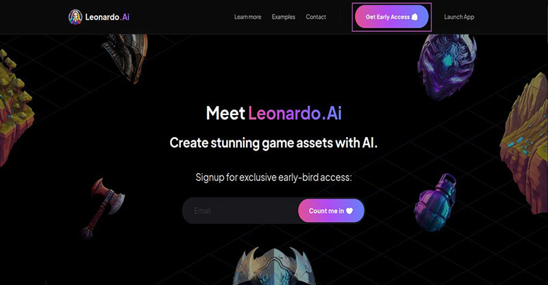 ساخت حساب کاربری leonardo ai - مرحله دوم
