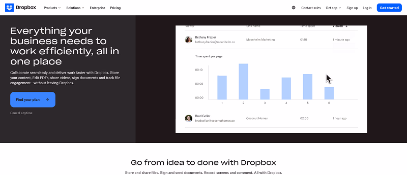 Dropbox Business ،بهترین سایت های آپلود فایل