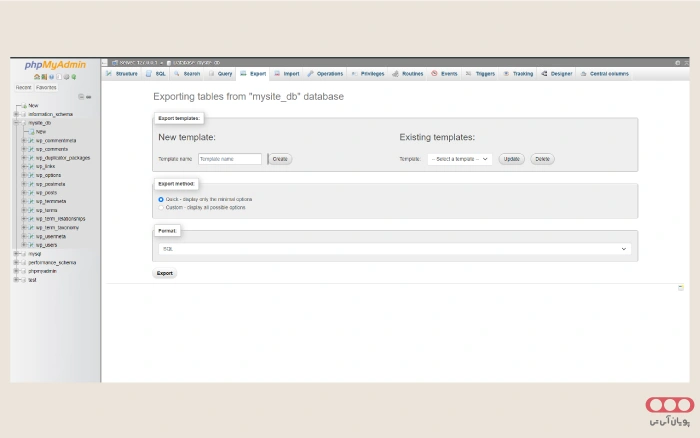 migration-to-host-ExportDatabase