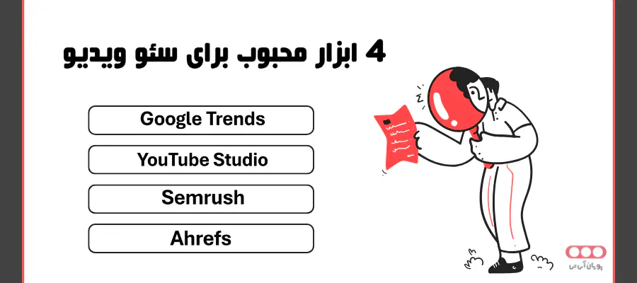 Diagram showing Popular Tools for Video SEO