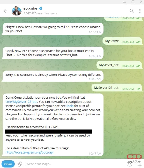 Bot-Father-CreateBot