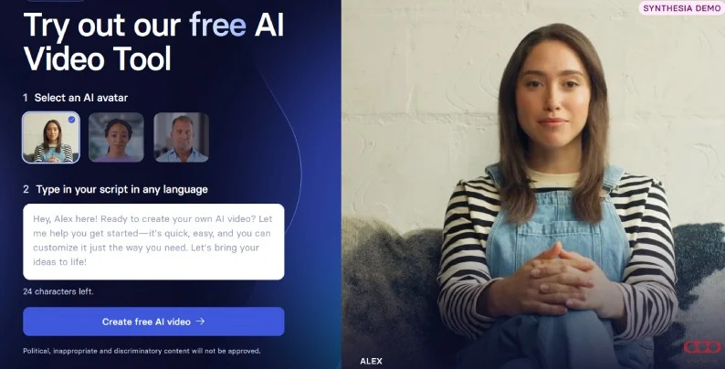 ساخت-آواتار-با-Synthesia