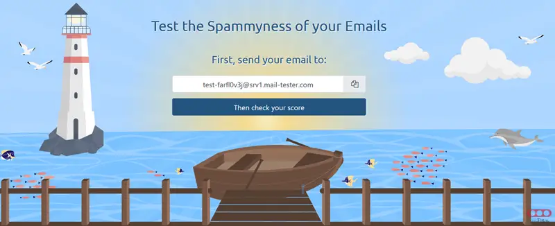 سایت mail-tester