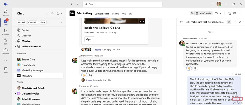پیام رسان Microsoft Teams