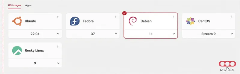 انتخاب سیستم عامل و Debian برای سرور هتزنر جهت راه اندازی داکر