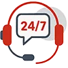 پشتیبانی 24/7